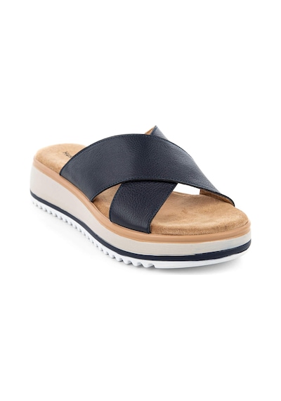 Hush Puppies Hou 624203 Hakiki Deri Kadın Terlik Lacivert Lacivert
