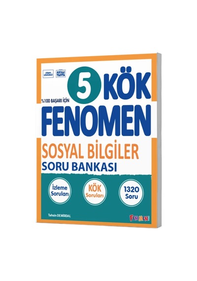 Fenomen 2025-2026 Yeni Müfredat 5 Sınıf Tüm Dersler Kök Seti
