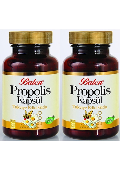 2 Adet Balen Propolis 400 MG 80 Kapsül