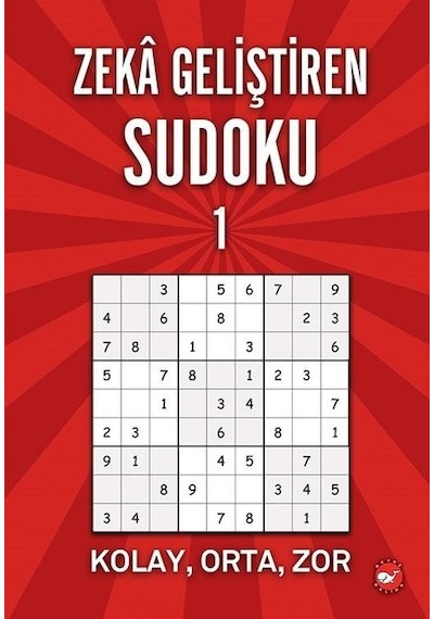 Zeka Geliştiren Sudoku-1- Beyaz Balina Yayınları