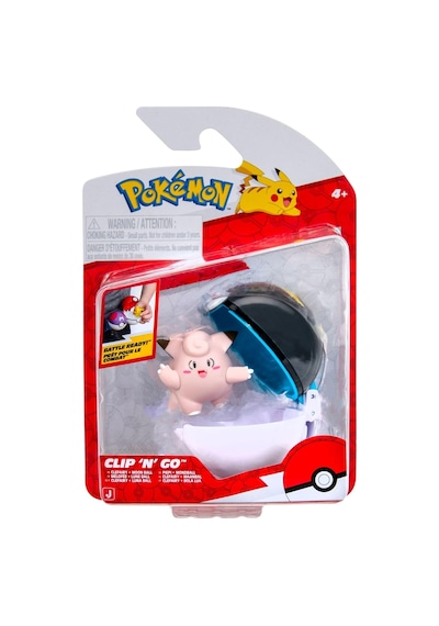 Pokemon Clip 'n' Go Poke Ball Ve Figür Asorti Clefaıry-moon Ball