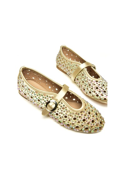 Fox Shoes U820086704 Ten Kumaş Kadın Babet Ten-kumaş Ten Rengi