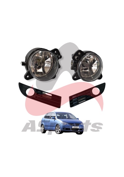 Volkswagen Polo Sis Far Seti 2005-2009 6q0198700