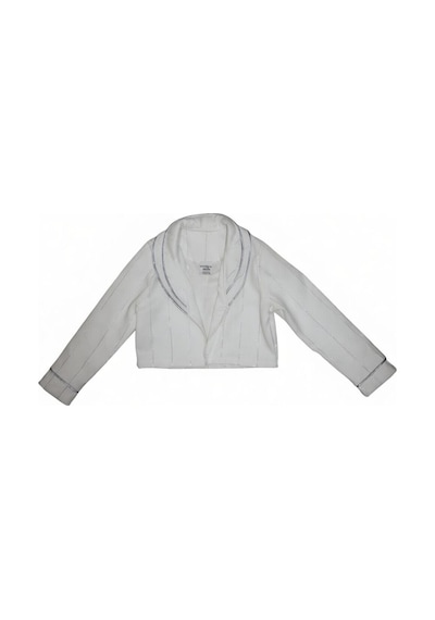 Fesshera Kids Kız Çocuk Dantel Elbise Bolero Ceket Takım 9-12 Yaş Mavi