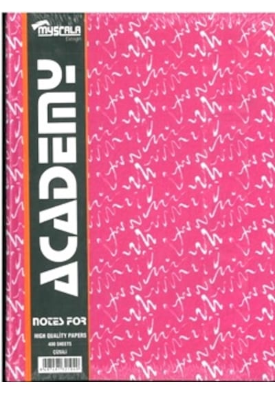 Defter 400 Yap.ciltli 20x28 Sert Kap.çizgili Özkan Pembe Desenli