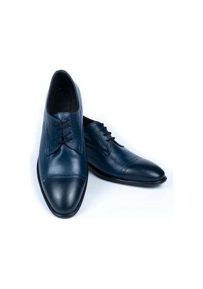 Lacivert Oxford Model +7/9 Cm Boy Uzatan Gizli Topuklu Ayakkabı