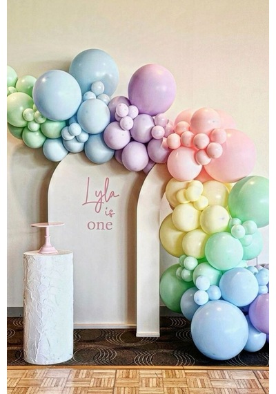 Beysüs Karışık Makaron Balon 20 Adet 12inç Standart