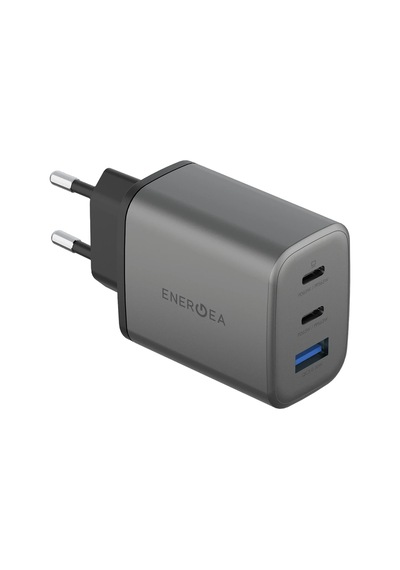 Ampcharge Gan65 2 Adet 65w Type-c Ve 30w Usb 3.0 Çıkışlı Hızlı Şarj Aleti - Koyu Gri