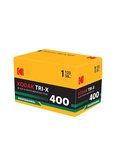 Profesyonel Tri-x 400 Siyah Beyaz 135 Negatif Rulo Film, 36 Pozlama, Retro Ambalaj