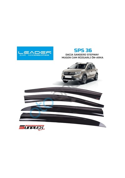 Dacia Sandero Stepway Cam Rüzgarlığı 4 Lü Ön-Arka