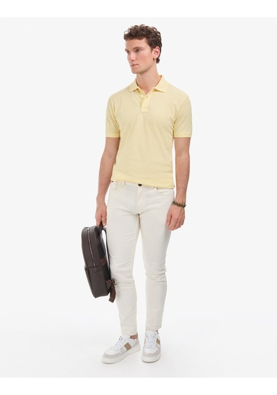 Pierre Cardin Erkek Açık Sarı Tişört Basic 50321128-vr004