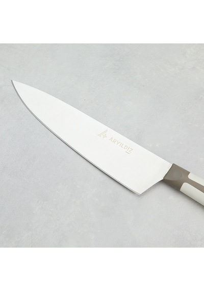 Aryıldız Plurex Şef Bıçak Koyu Bej 19 Cm Renkli