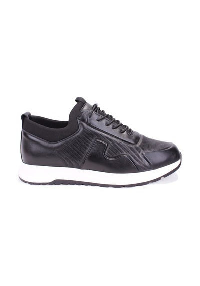 Dagoster Dma08-1061 Siyah Ortopedik Günlük Slip On Erkek Deri Ayakkabı