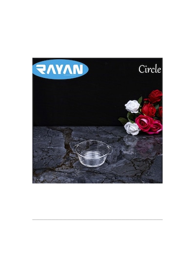 Circle Tekli Yuvarlak Cam Kahvaltılık Royaleks-81474 001 Siyah