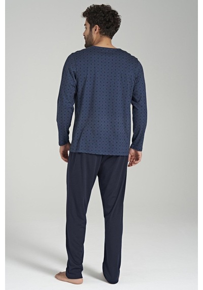 Pijadore 1686 Erkek Uzun Kollu Pijama Takım 001