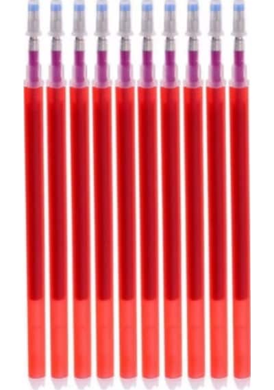 Isı Ile Uçan Silinebilen Refill Kalem Içi Kırmızı-Siyah-Beyaz-Ma