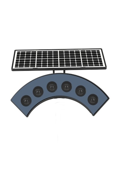 Güneş Enerjili Ağaç Aydınlatma Led Bahçe Lambası-solar Dekor Dış Mekan Işığı,peyzaj Aydınlatma Güneş Enerjili