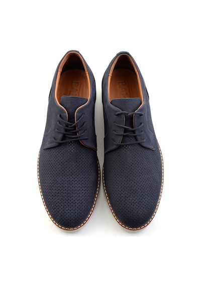 Bambi Lacivert Hakiki Deri Erkek Klasik Ayakkabı E01547007601 Lacivert