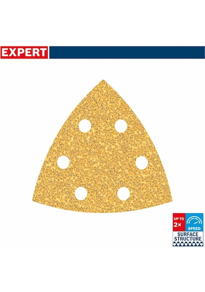 Bosch Expert 93x93 Mm 40 Kum Üçgen Zımpara Kağıdı 5'li 2608900823