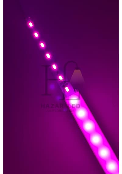 12 Volt Alüminyum Kasalı 5730 Ledli Çubuk Led Bar Grow Full Spectrum Opak Cam Bitki Yetiştirme Ledi