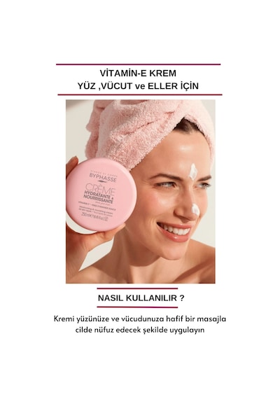 Vitamin-e Nemlendirici Krem Yüz ,vücut Ve Eller Için 250ml