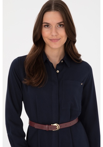 U.s. Polo Assn.  Kadın Lacivert Elbise Dokuma 50308530-vr033