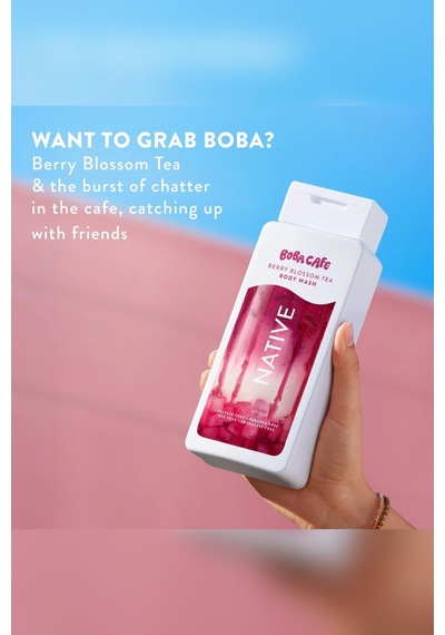 Native Boba Cafe Berry Blossom Tea Duş Jeli 532ml Diğer