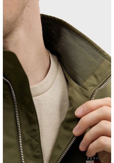 Tommy Jeans Erkek Mont Dm0dm22720 Gy1 Koyu Yeşil Koyu Yeşil