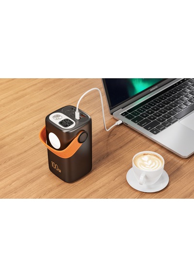 Cepini Cp-06 60.000mah 100w Pd Hızlı Şarj Powerbank - Laptop Ve Apple MacBook Uyumlu Taşınabilir Güç İstasyonu Gri