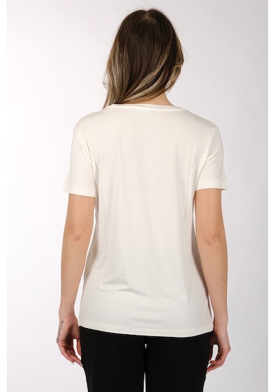 Daıdo Kadın T-shirt 19y311900981 Ekru