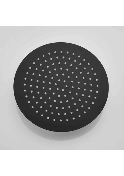 Tepe Duş Başlığı Oval Slim 304 Metal Ø25 Cm Ktd106 Mat Siyah