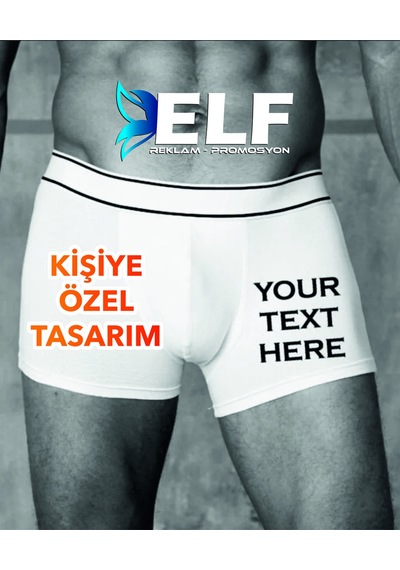 Kişiye Özel İsimli Boxer Resimdeki Renk