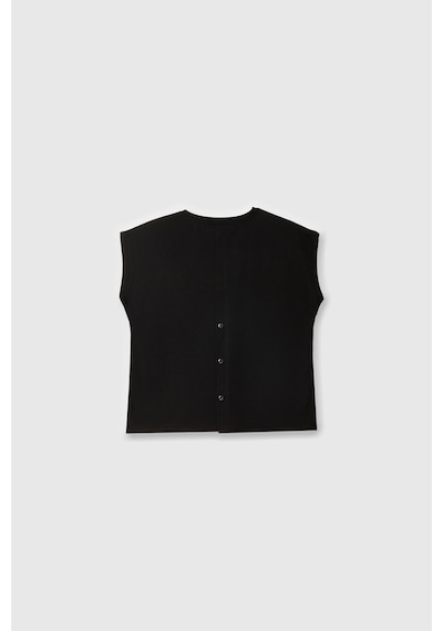 Benetton Kadın Tshirt Siyah