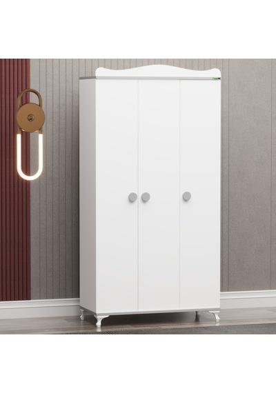 Garaj Home Yıldız 3 Kapaklı Dolap - Gri