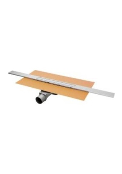 Hüppe River Duş Kanalı, Yandan Çıkışlı, 60cm, Mat Satine, 47h0036000000001 Gri