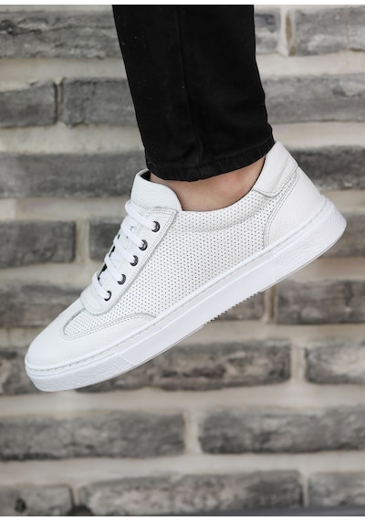 Hakiki Deri Sneaker Günlük Rahat Erkek Ayakkabı Lauker01 001