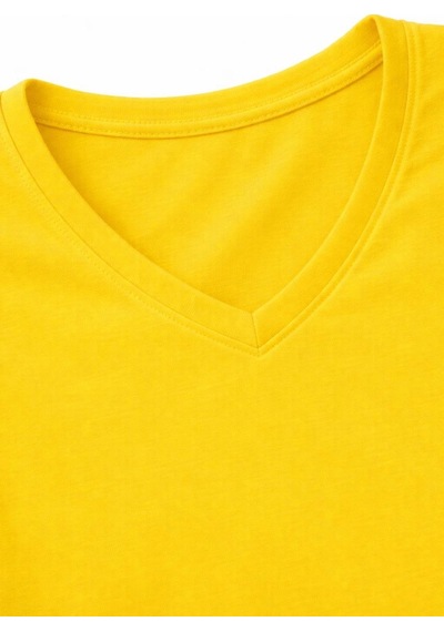 Wear Vexel Genç Erkek Çocuk V Yaka Tişört Model - Sarı Çok Renkli