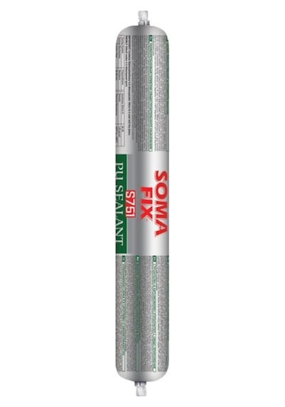 Somafix Gri Poliüretan Mastik Sosis 600 Ml Dış Cephe Mastiği Gri