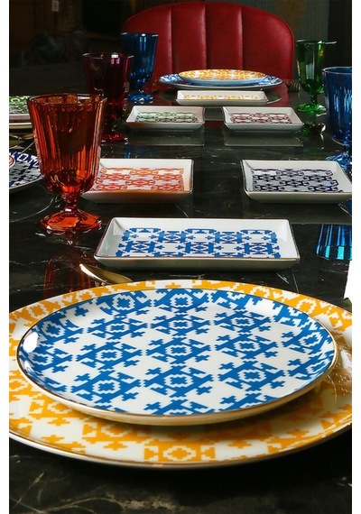 Ethnical 18 Parça Yemek Takımı 04por033672 Karışık