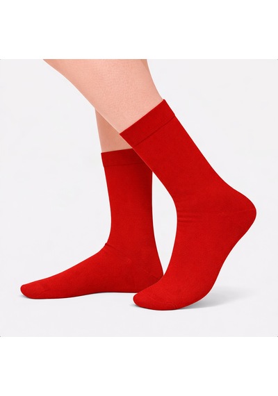 Carnaval Socks Kırmızı Renkli Pastel Tasarım Çorap Çok Renkli