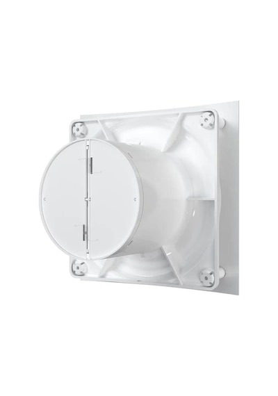 Ayas Quadro 4C Klapeli Dekoratif Banyo Fanı 10 CM Beyaz