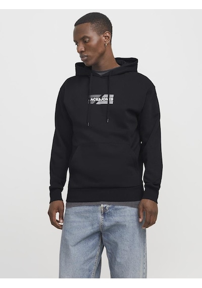 Jack & Jones Jjcorp Graphıc Sweat Hood Noos Çok Renkli