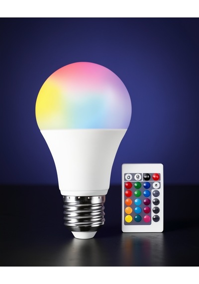 Rgb Işıklı Led Ampul 10 Watt Uuczrgblamba3-1