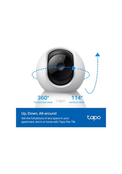Tp-lınk 3mp Tapo C210 Akıllı Güvenlik Bebek Kamerası Wlan Kablosuz