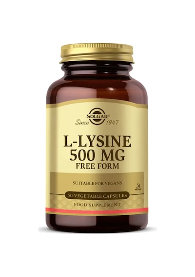 Solgar L-lysine 500 Mg L-lizin 500 Mg 50 Kapsül