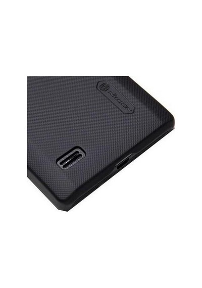 Nillkin Optimus L9 İle Uyumlu Sert Kauçuk Kılıf Siyah