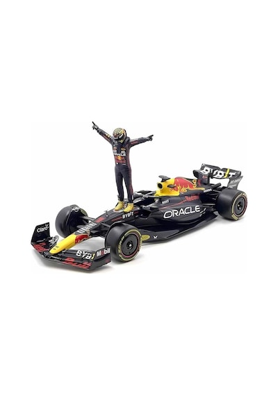 1:24 Oracle Red Bull Racing Rb19 Figürlü Formula 1 Yarış Arabası - 1-max Verstappen