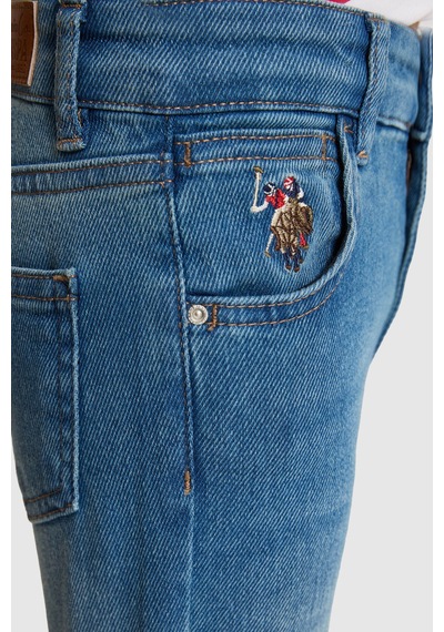 U.S. Polo Assn. Erkek Çocuk Mavi Jean Pantolon 50330019-dn0021 Lıght Blue