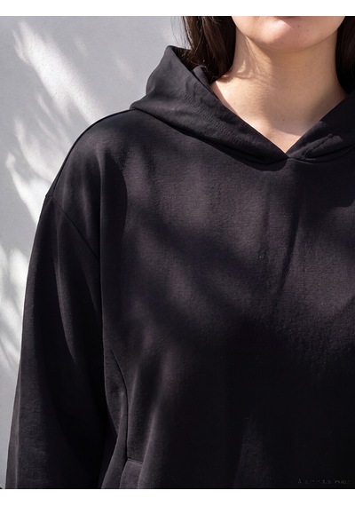 Lcw Curve Siyah Büyük Beden Kadın Hoodie Diğer