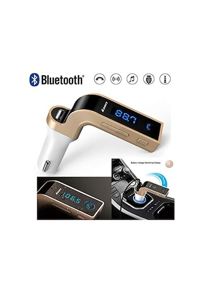 Car G7 Bluetooth Aux Araç Kiti Fm Transmitter Mp3 Çalar Kit